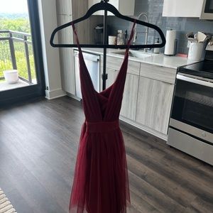 Maroon dress